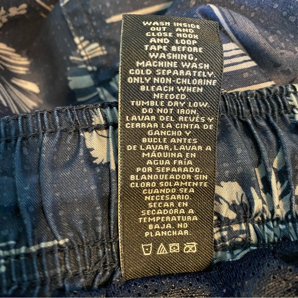 OP men's blue island basic swim short Sz L (36-38) - Picture 4 of 5